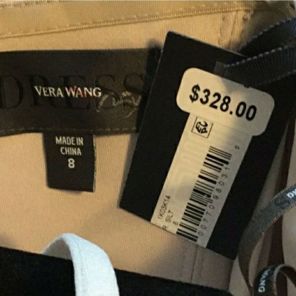 Vera Wang Sans Women's Seamed Midi Formal Dress - Picture 4 of 7